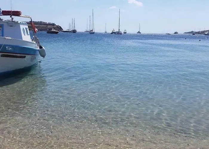 דירה Cycladic Apt Near Mykonos Town אורנוס